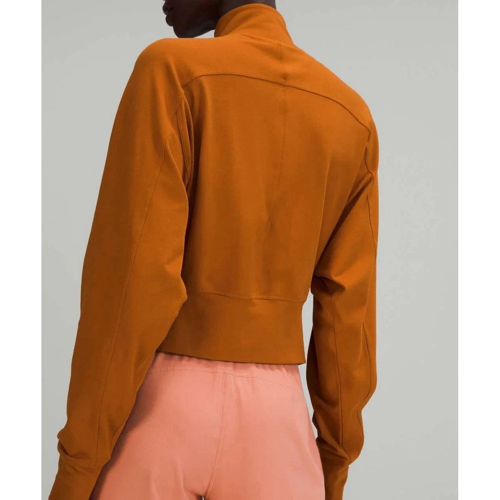 Lululemon Butternut Brown Ready To Rulu Half-Zip Pullover Size 8/10